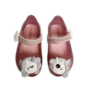 Mini Melissa Ultragirl Unicorn Flats Size 6